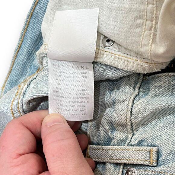 NWT SLVRLAKE Beatnik Jeans in Heartbreak Hotel Light Wash Denim Size 28 $349 - Picture 11 of 14